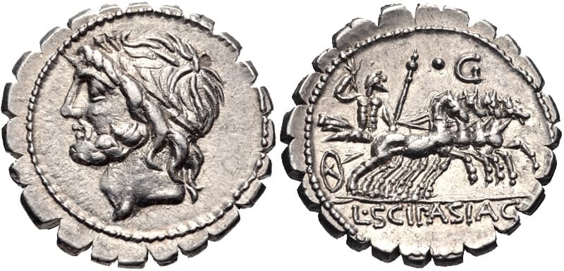 Denar karbowany (106 r. p.n.e.)